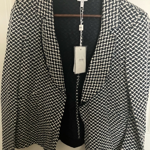 Armani Women's Navy Blazer Casual Jacket - Picture 8 of 16